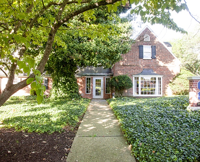 Front walkway leading to dental office building