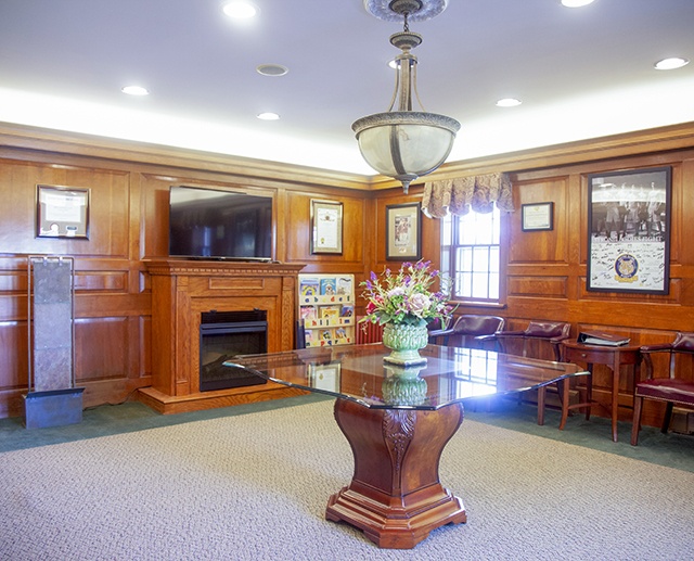 Dental office waiting room